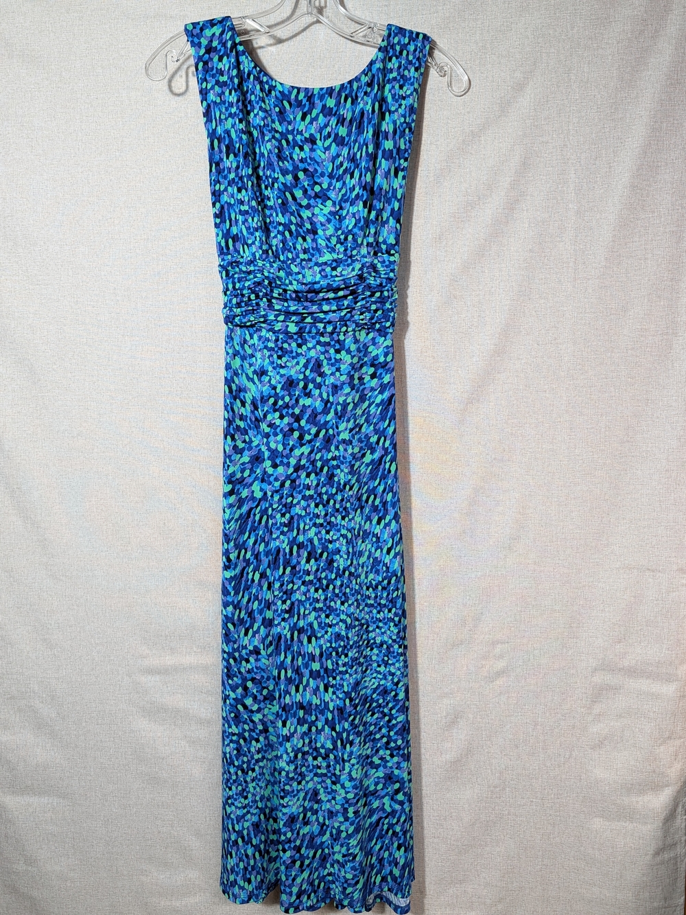 Blue Jessica Howard Sleeveless Midi Dress Size 6